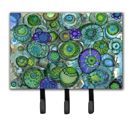 Carolines Treasures Abstract in Blues & Greens Leash or Key Holder 8962TH68